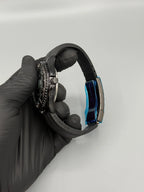 Rolex Submariner With Rubber Strap Rotating Dial