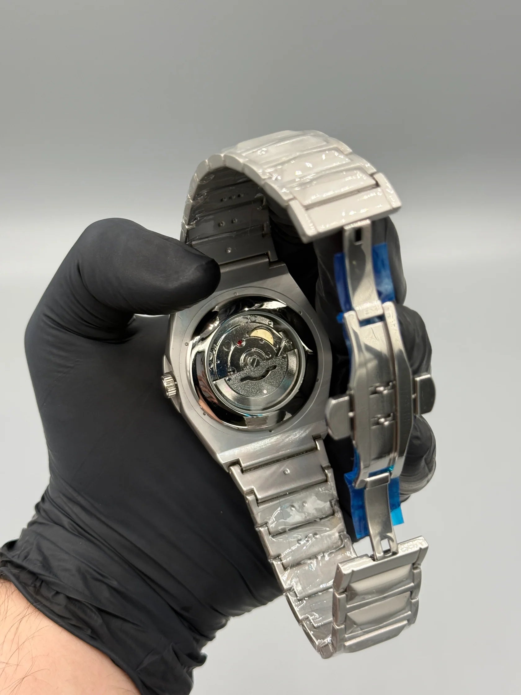 Hublot Diamond Cut Semi Auto Stainless Steel