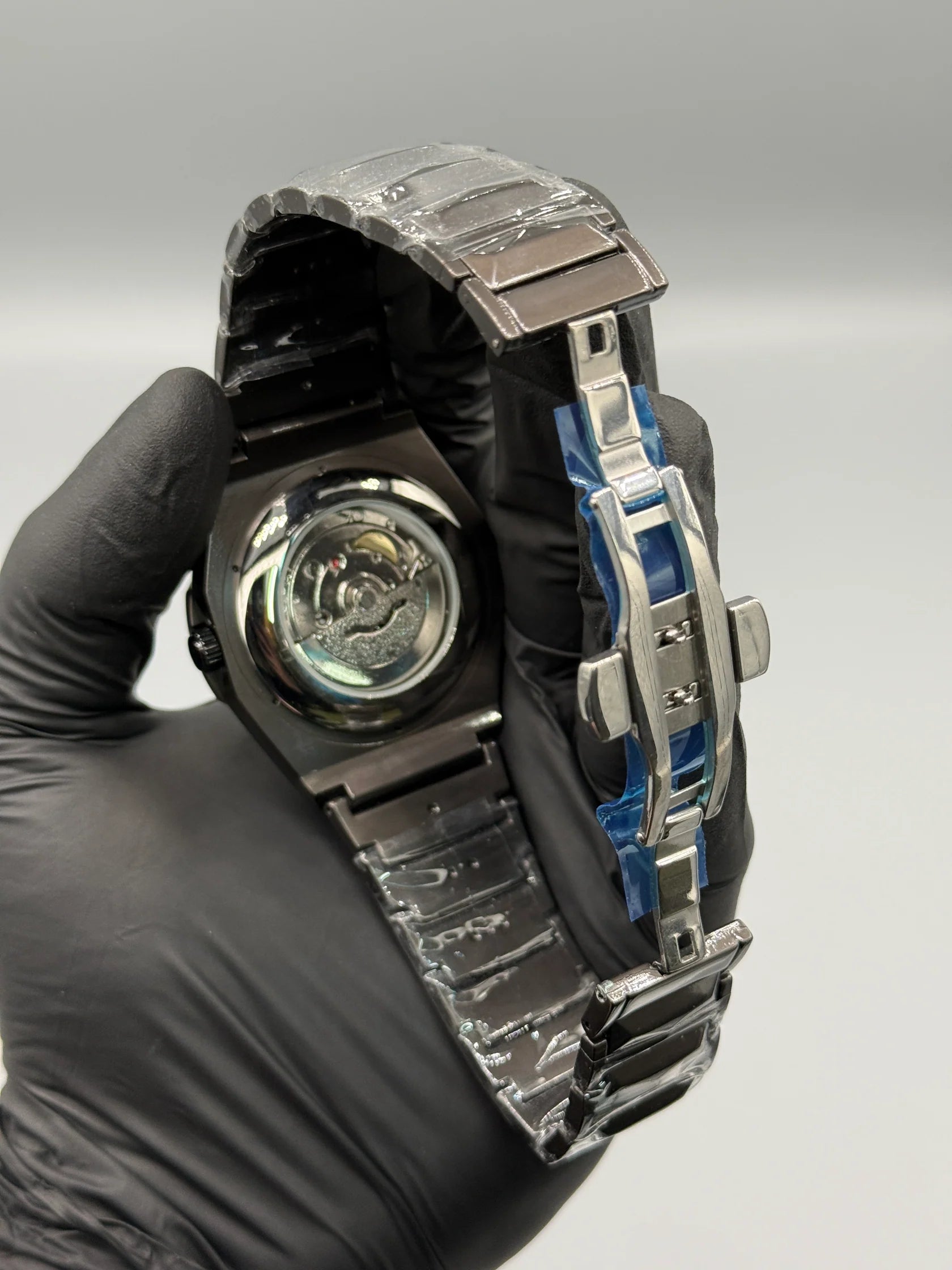 Hublot Diamond Cut Semi Auto Stainless Steel