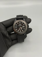 Rolex Submariner With Rubber Strap Rotating Dial